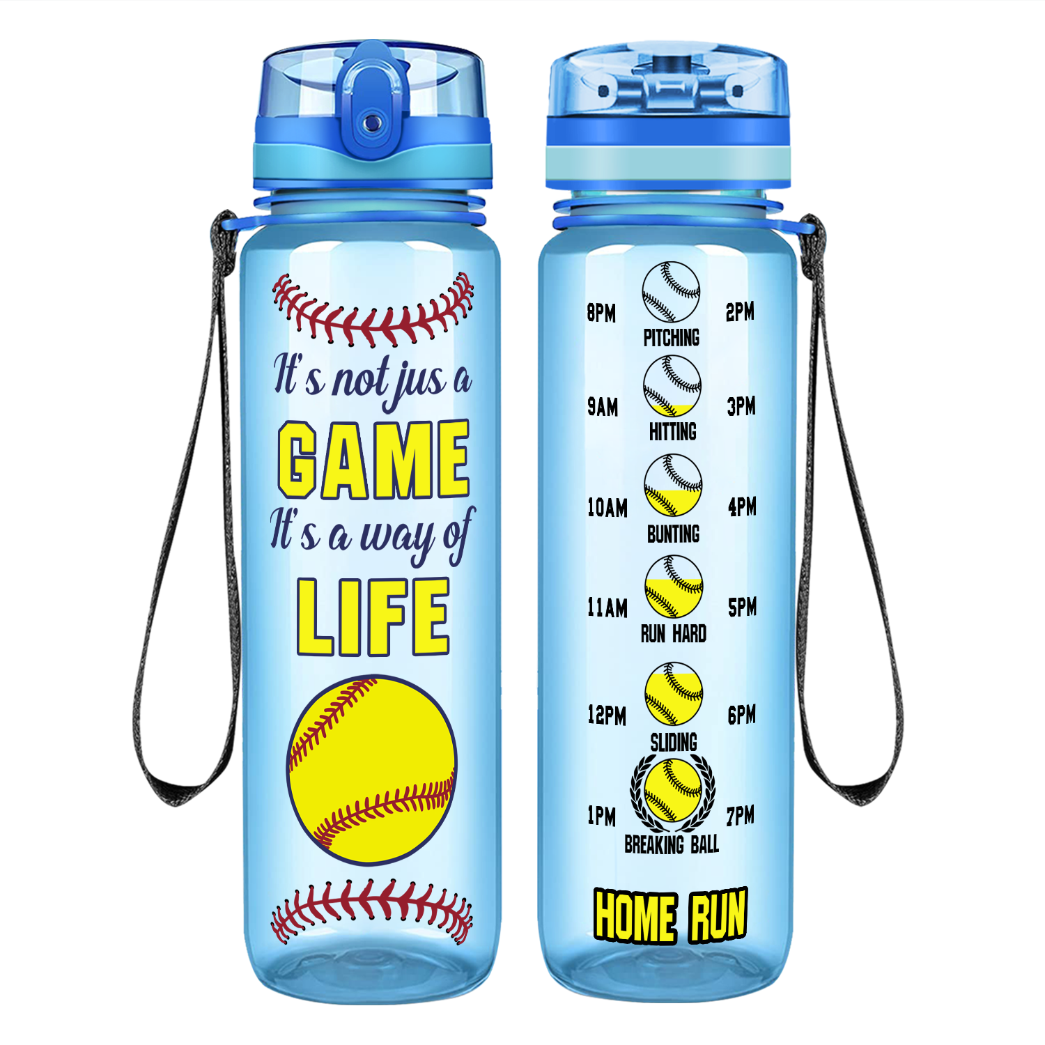 Nurses are Angel on 32oz Motivational Tracking Water Bottle - Cuptify