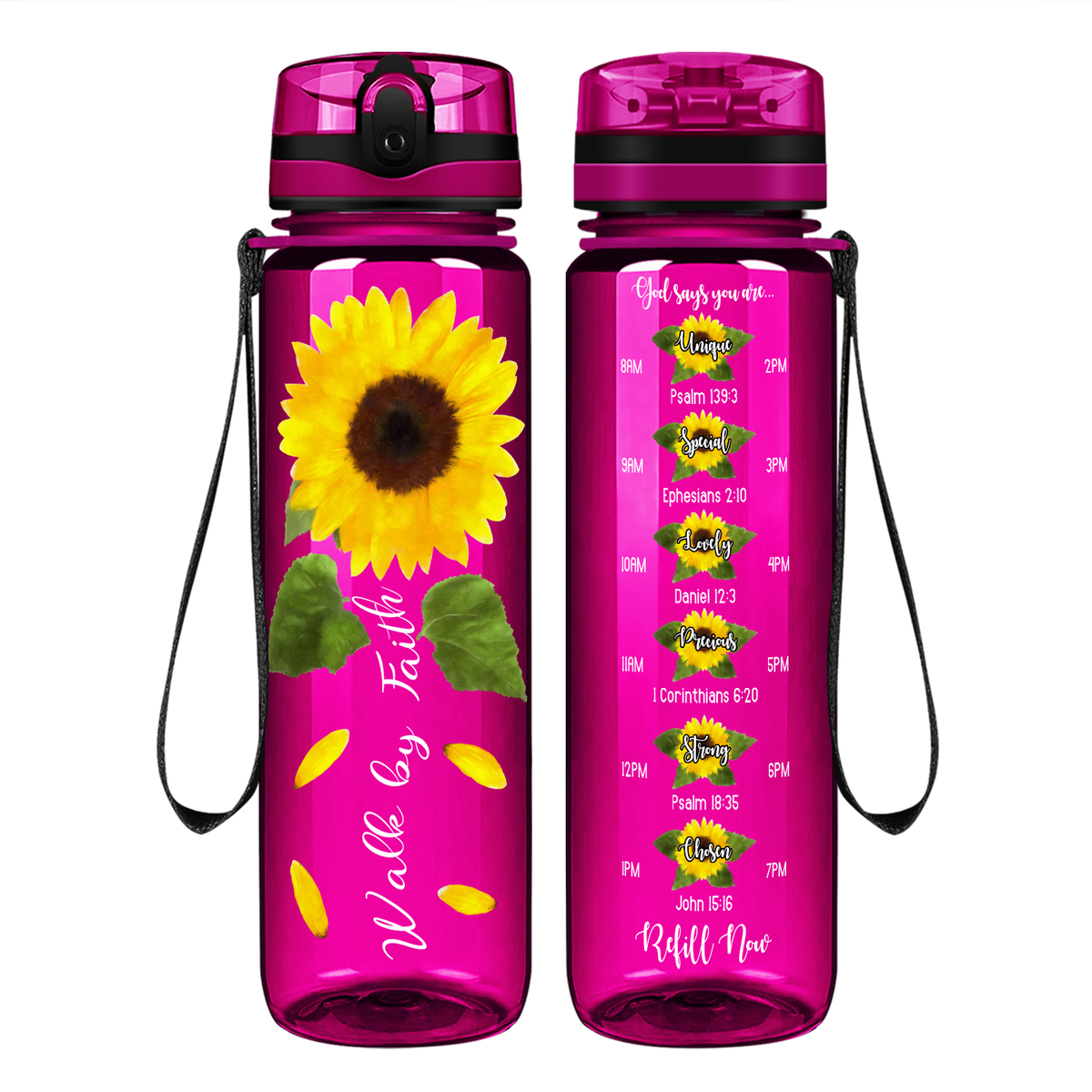 Home Wildflower Walk 32oz Stainless Steel Water Bottle