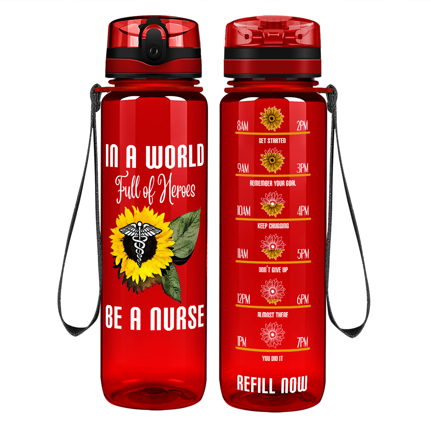 Strong Enough to Be a Nurse Royal Atlanta Stainless-Steel Water Bottle  32-Oz.