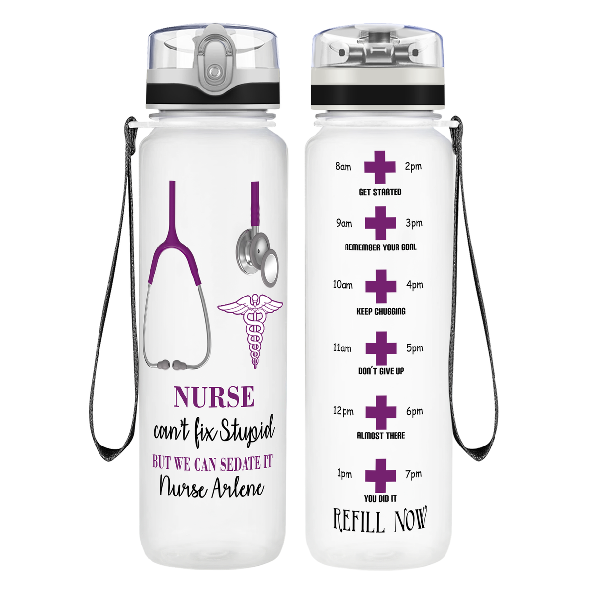 Nurse Appreciation Water Bottle Labels – Printable Instant Download -  Studio 120 Underground