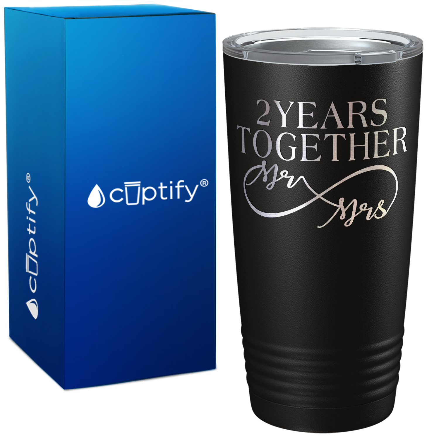 Buy Personalized Anniversary Tumblers, Stainless Steel Vacuum Insulated  Tumbler 16 oz., Anniversary Gifts for Her - Center Gifts