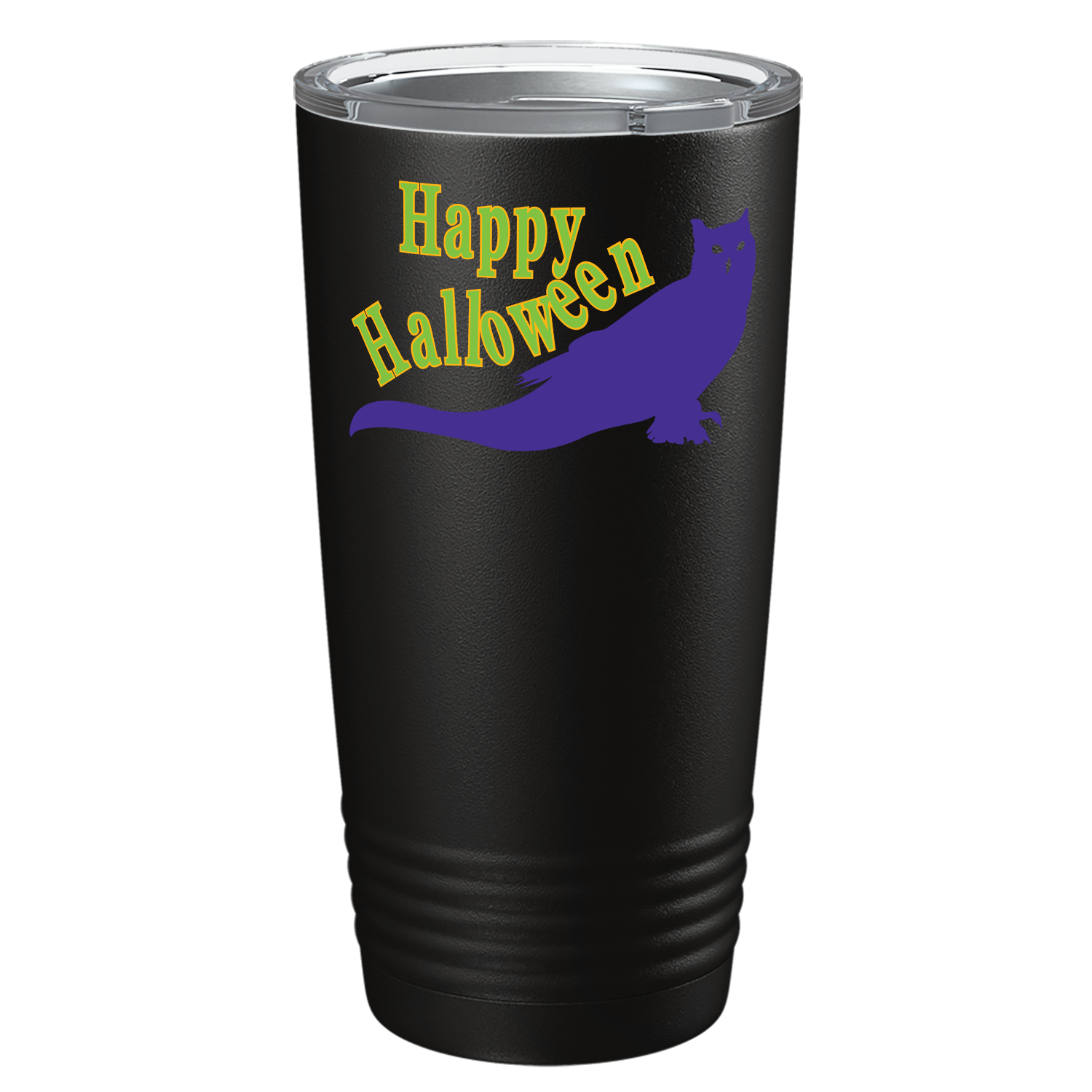 Halloween Spooky 30oz Stainless Steel BLACK/WHITE Ghost Tumbler