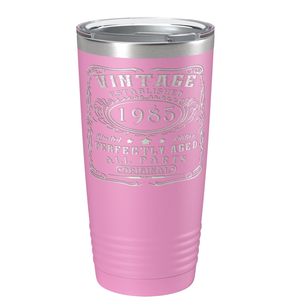 1985 Vintage Perfectly Aged 36th on Stainless Steel Tumbler