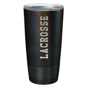 Lacrosse Laser Engraved on Stainless Steel Lacrosse Tumbler