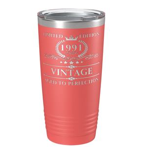 1991 Limited Edition Aged to Perfection 30th on Stainless Steel Tumbler