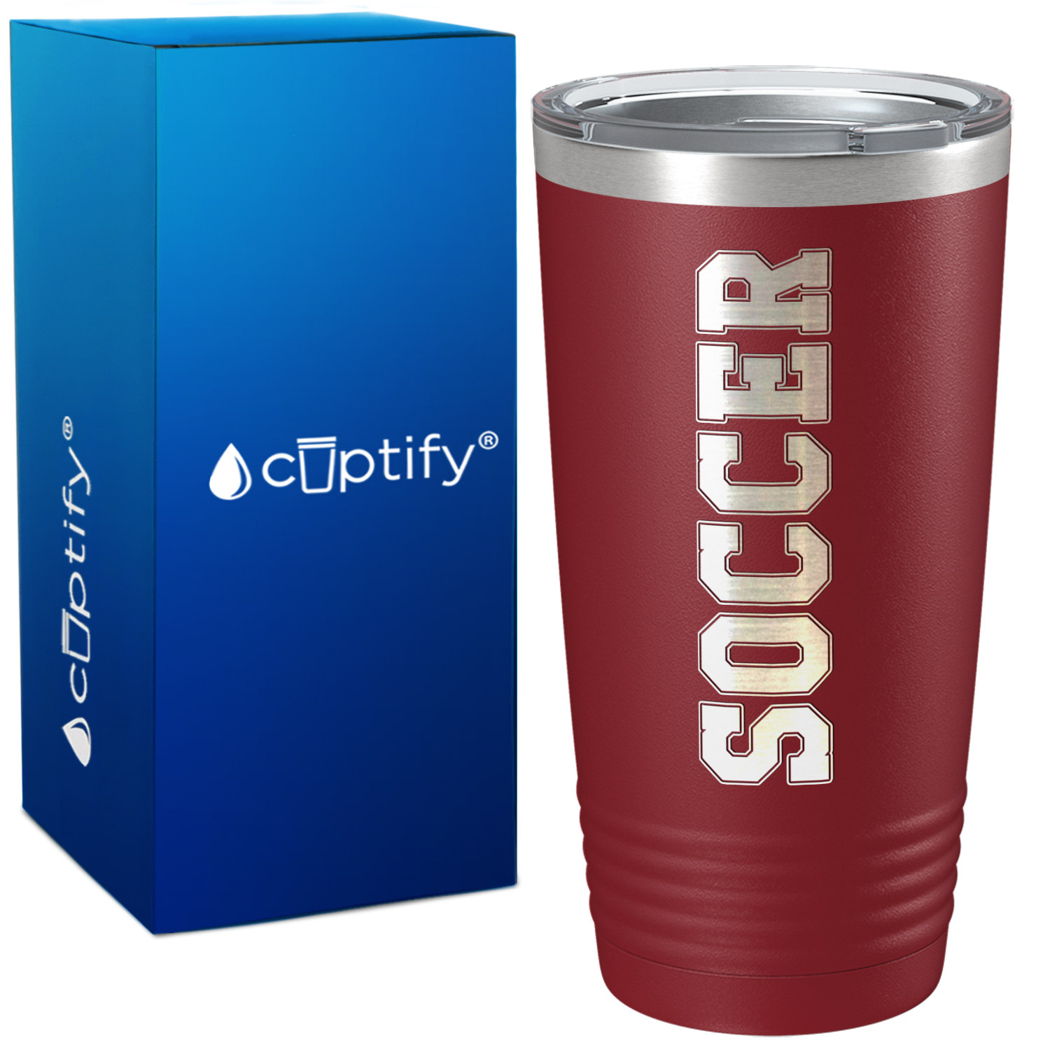 Soccer on 20oz Tumbler