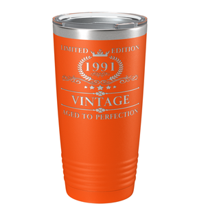 1991 Limited Edition Aged to Perfection 30th on Stainless Steel Tumbler