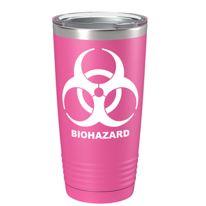 Biohazard on Stainless Steel Zombies Tumbler