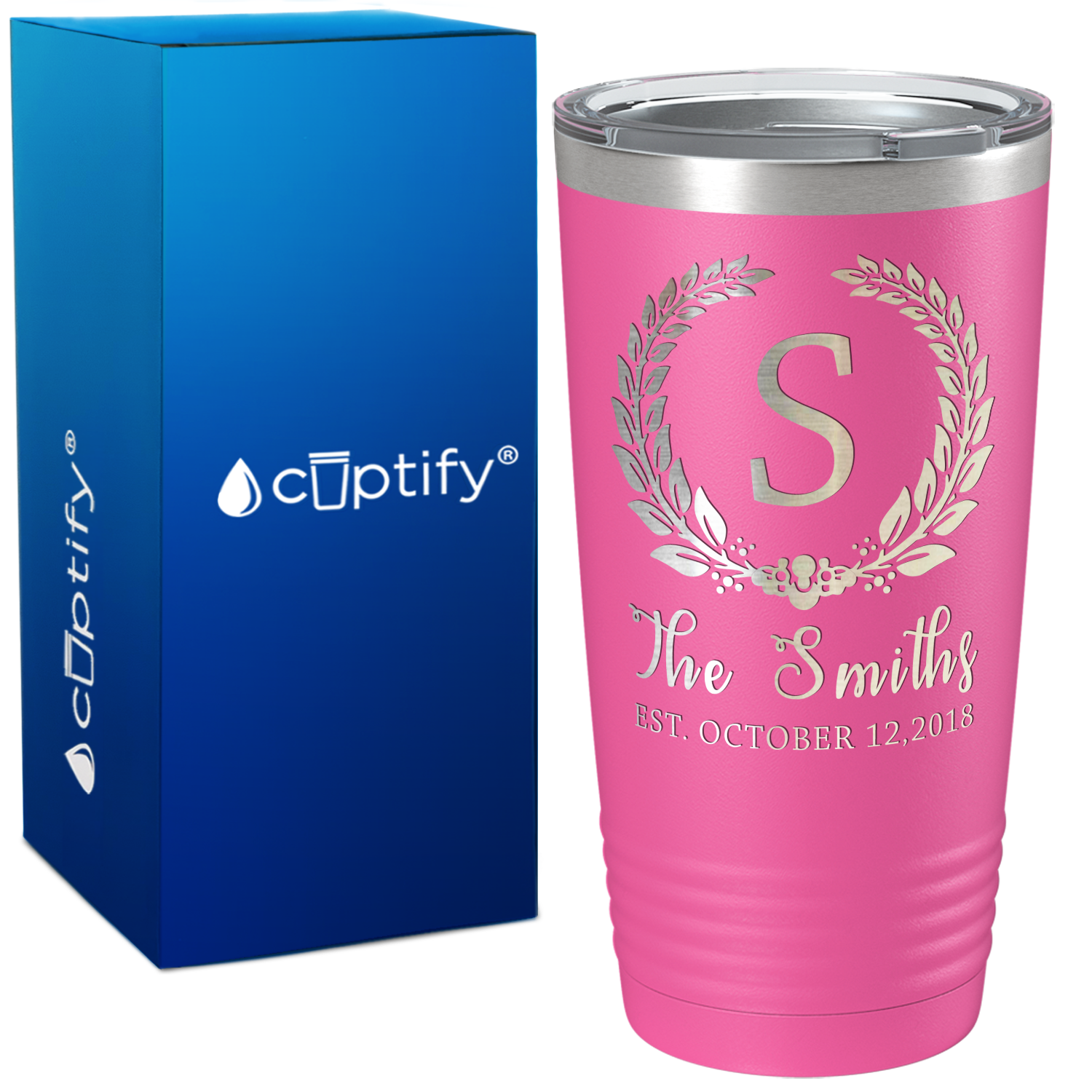 Aluminum Color Tumbler - 20 oz - Class Crest Collection