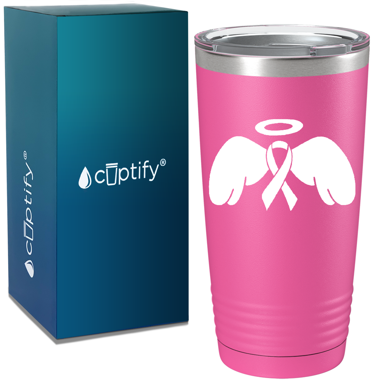 Breast Cancer Pink Ribbon Thanks For The Support Reusable Cup Sleeve,  Coffee Cup Sleeve, Mug Holder, Water Bottle Sleeve With Handle Removable  Crossbody Strap for 12-24 Oz Cups : : Home
