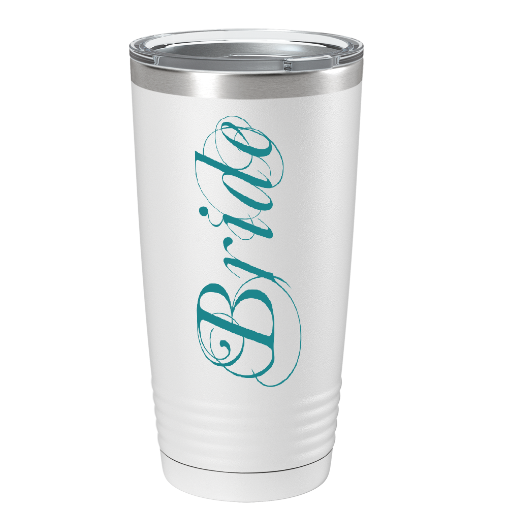 20 oz. Personalized Bridal Party Reusable Stainless Steel Tumblers