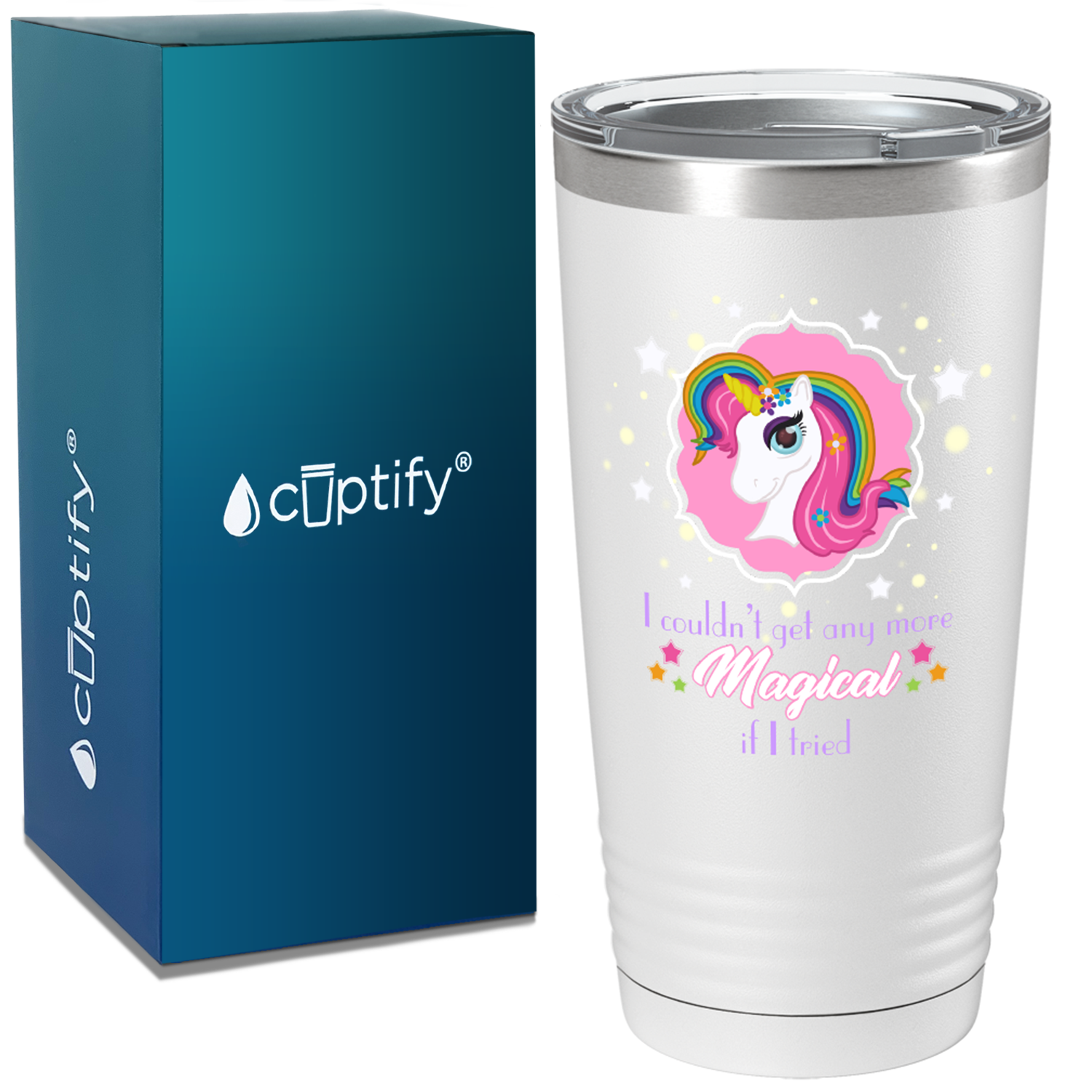 Unicorn Gift For Girls, Personalized Unicorn Tumbler, Glitter