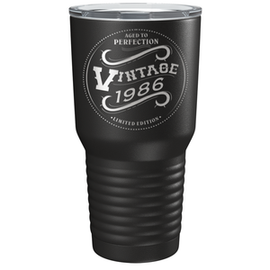 1986 Aged to Perfection Vintage 35th on Stainless Steel Tumbler