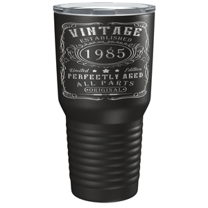 1985 Vintage Perfectly Aged 36th on Stainless Steel Tumbler