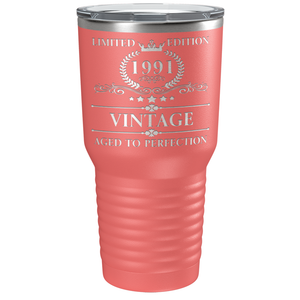 1991 Limited Edition Aged to Perfection 30th on Stainless Steel Tumbler