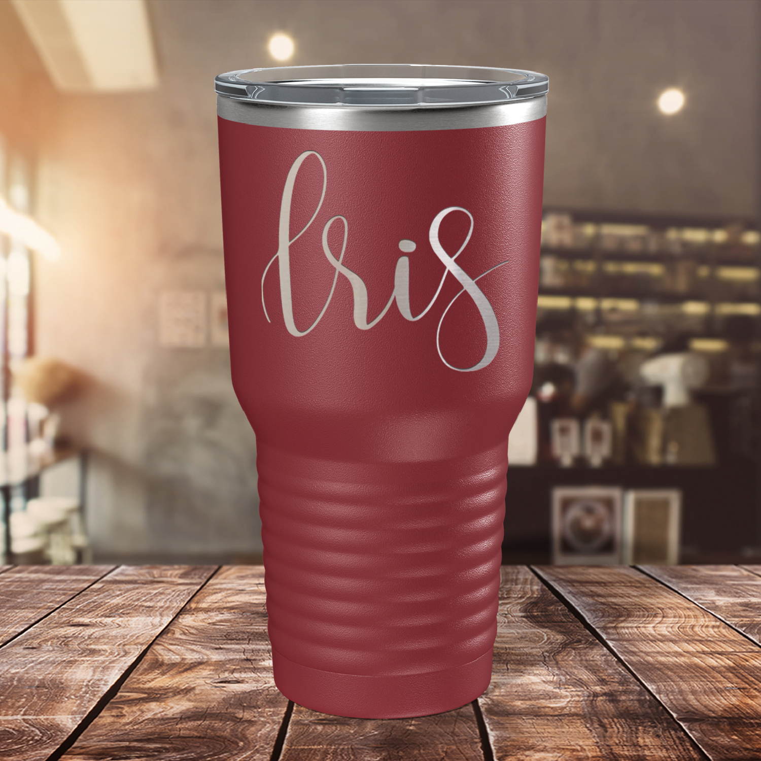 Maroon Personalized Tumbler