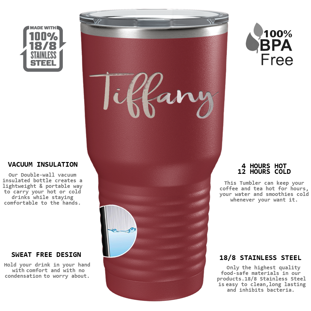 30 Oz. Maroon Tumbler