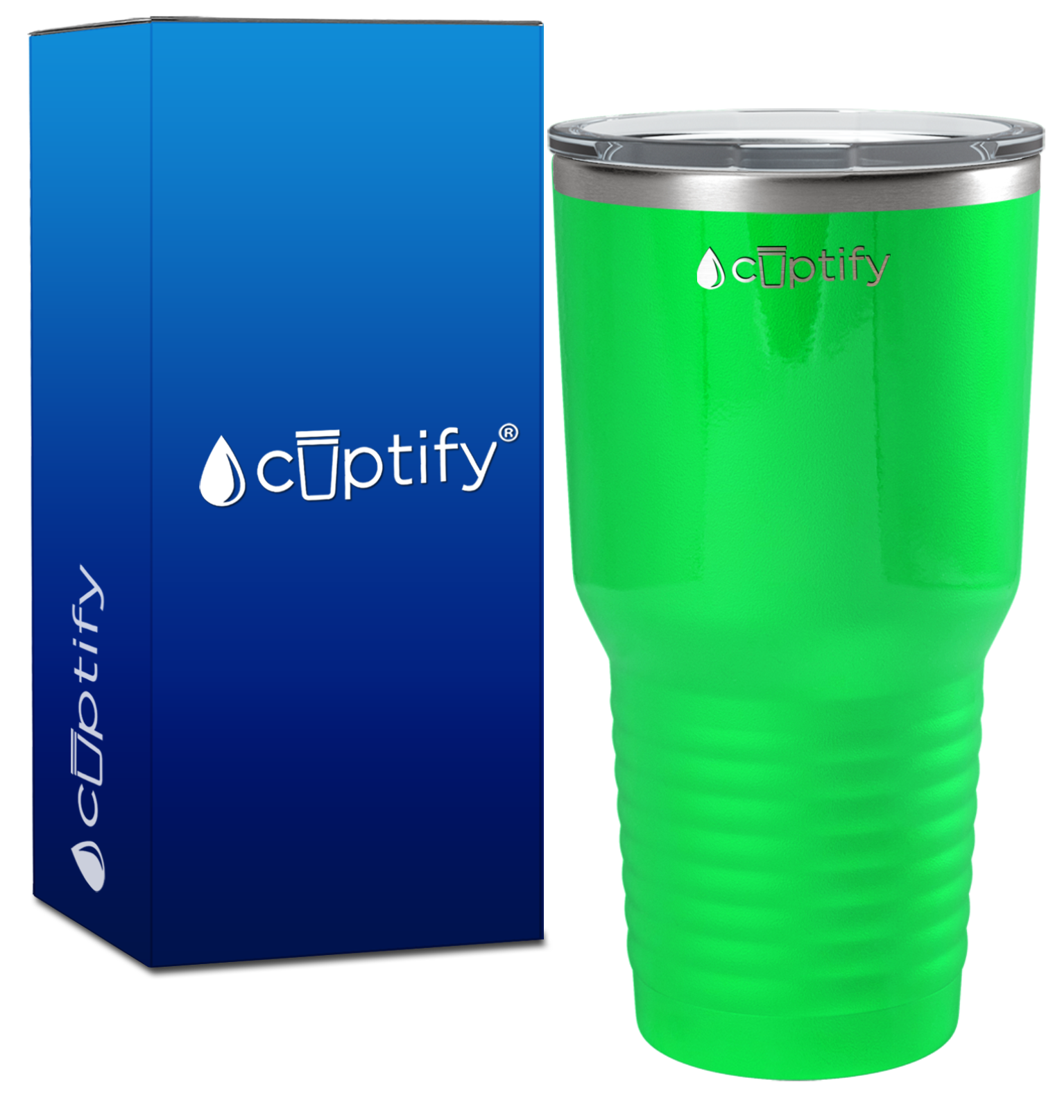 1 - Party Essentials 10 oz. Tumblers - Neon Green 25 Ct.