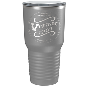 1991 Aged to Perfection Vintage 30th on Stainless Steel Tumbler